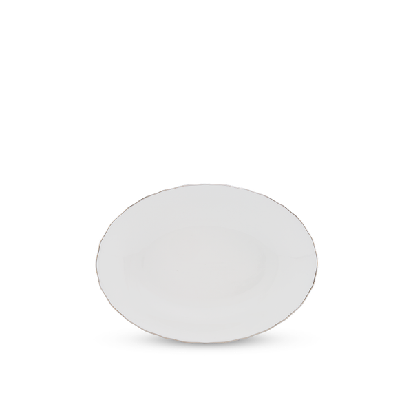 Dĩa oval - Mẫu đơn IFP - Chỉ Bạch Kim