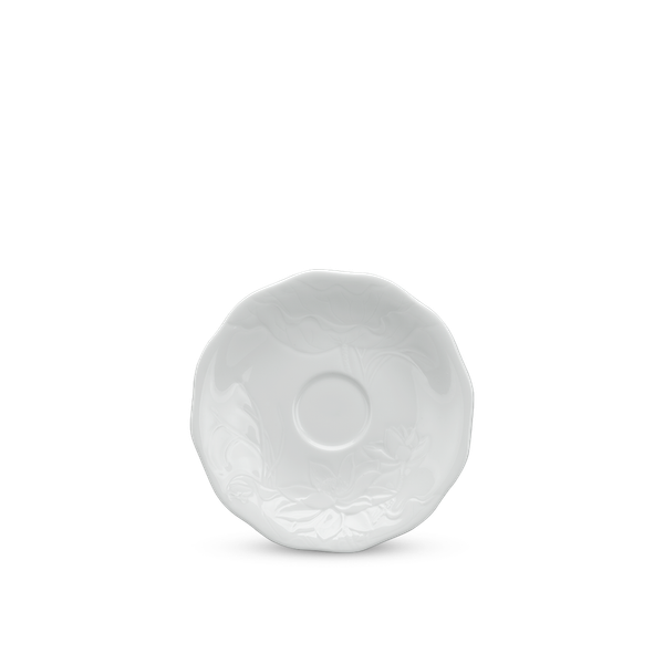 Dĩa lót tách - Sen - Trắng