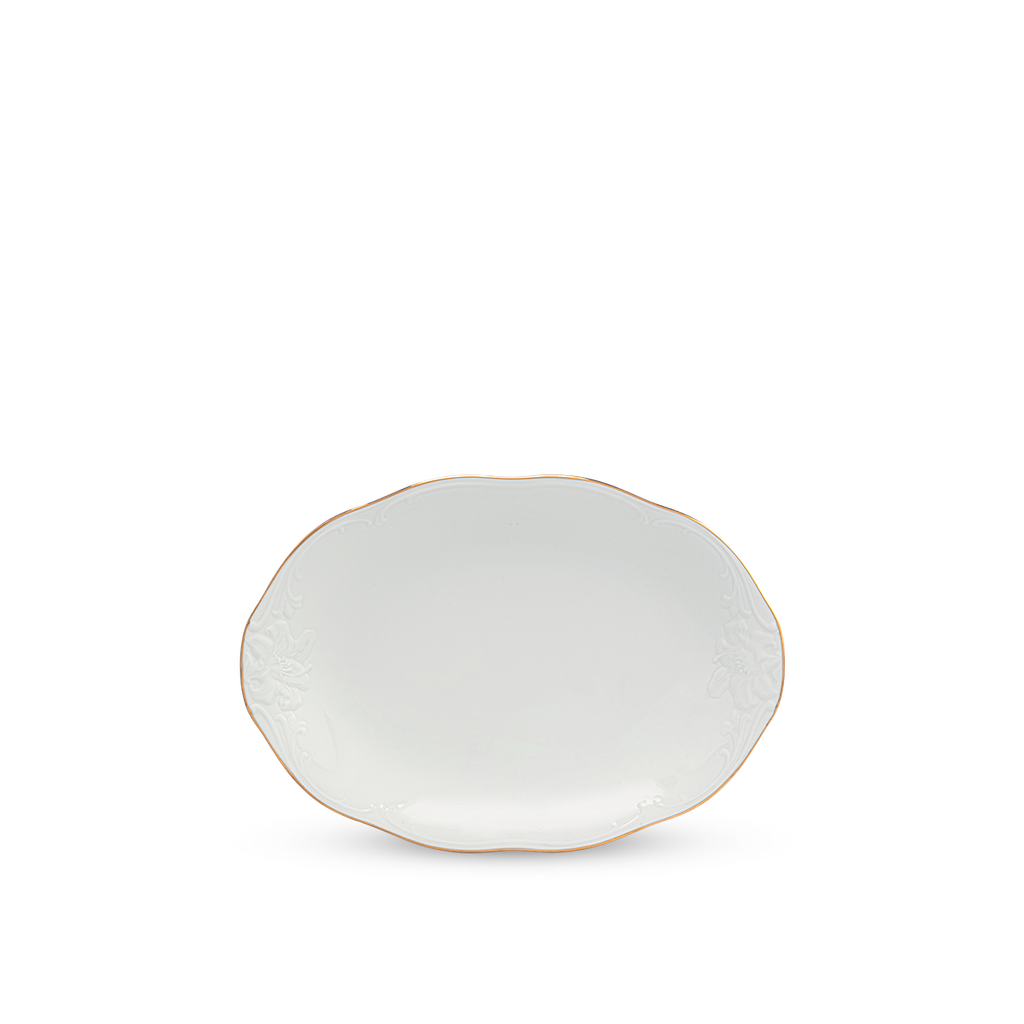 Dĩa oval - Đài Các IFP - Chỉ Vàng