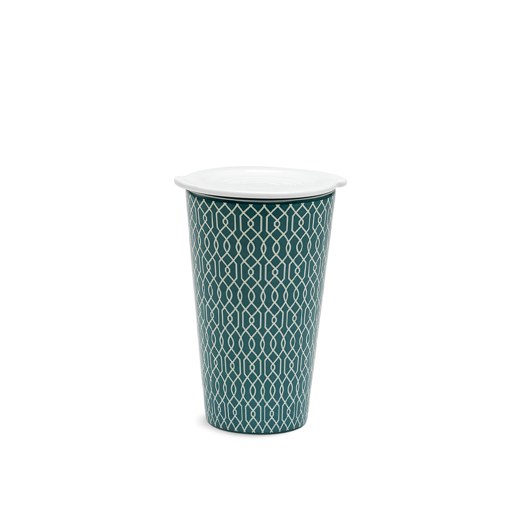 Ly sứ dưỡng sinh 0.48 L (K1) + nắp - Dưỡng Sinh - Indigo (LTA)