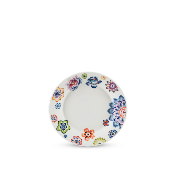 [GT] Dĩa tròn 20 cm - Tulip Ngà - Bách Hoa