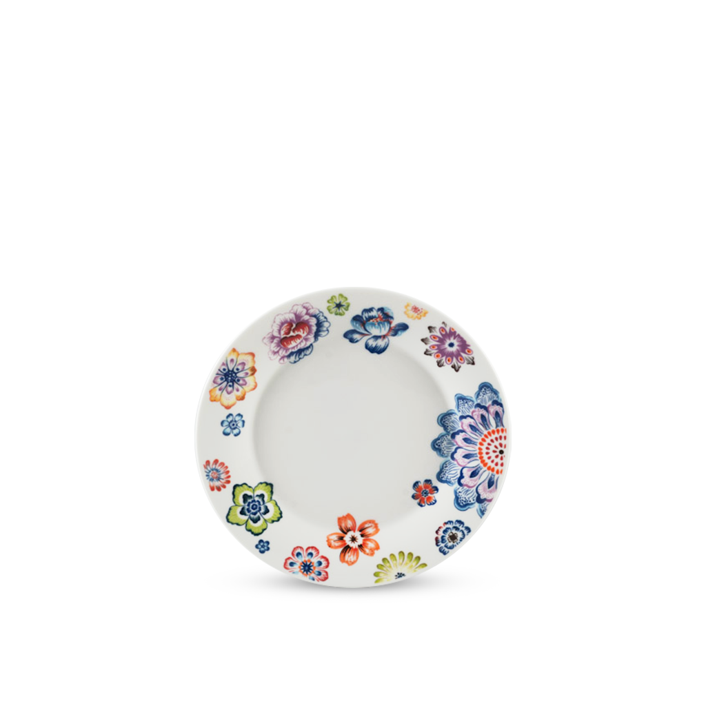 [GT] Dĩa tròn 20 cm - Tulip Ngà - Bách Hoa