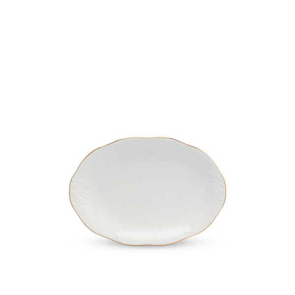 Dĩa oval - Đài Các IFP - Chỉ Vàng