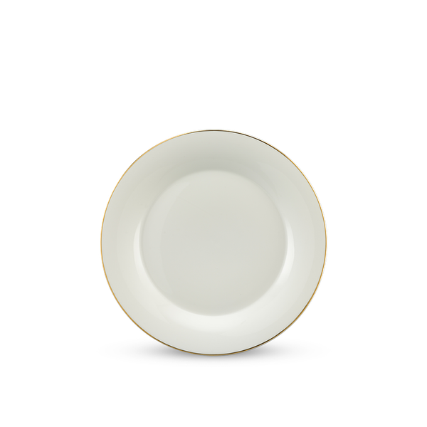 Dĩa tròn - Tulip Ngà - Chỉ Vàng