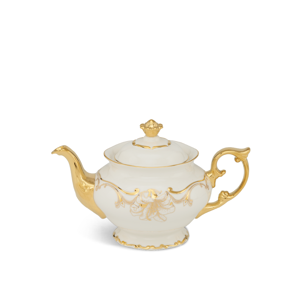 Bình trà + nắp - Đài Các IFP - Trang trí hoa