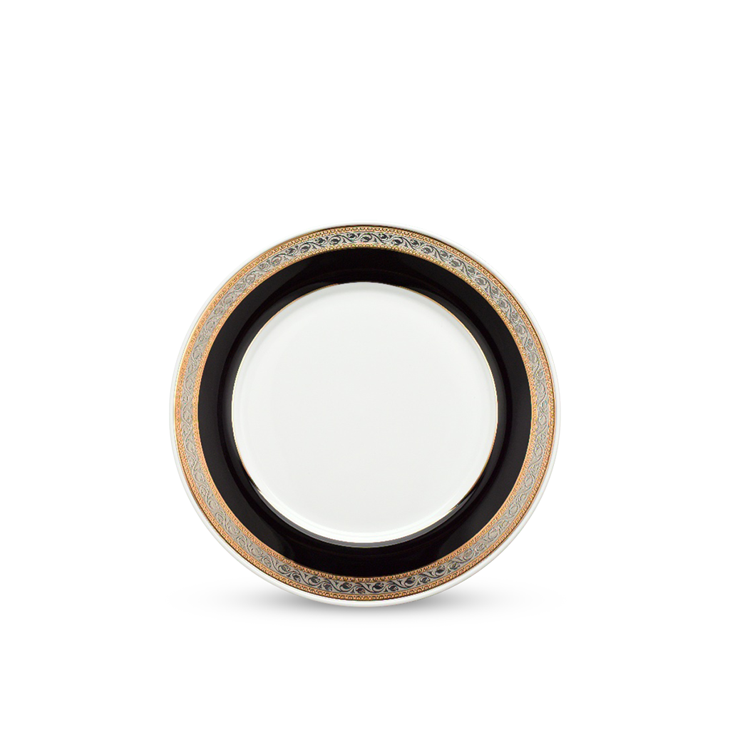 Dĩa tròn - Sago - Hoa Hồng Đen khắc nổi