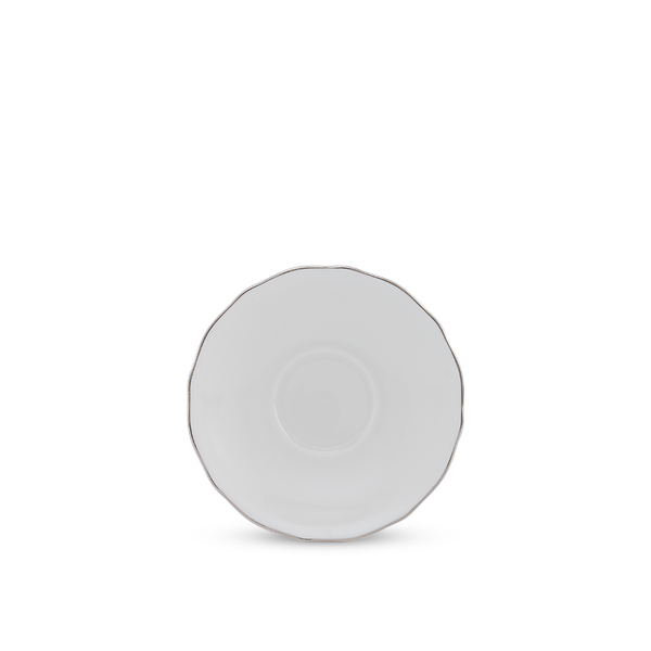 Dĩa lót chén - Mẫu đơn IFP - Chỉ Bạch Kim