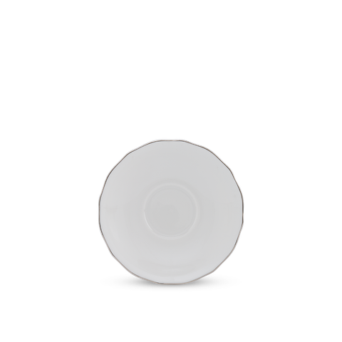  Dĩa lót chén - Mẫu đơn IFP - Chỉ Bạch Kim 