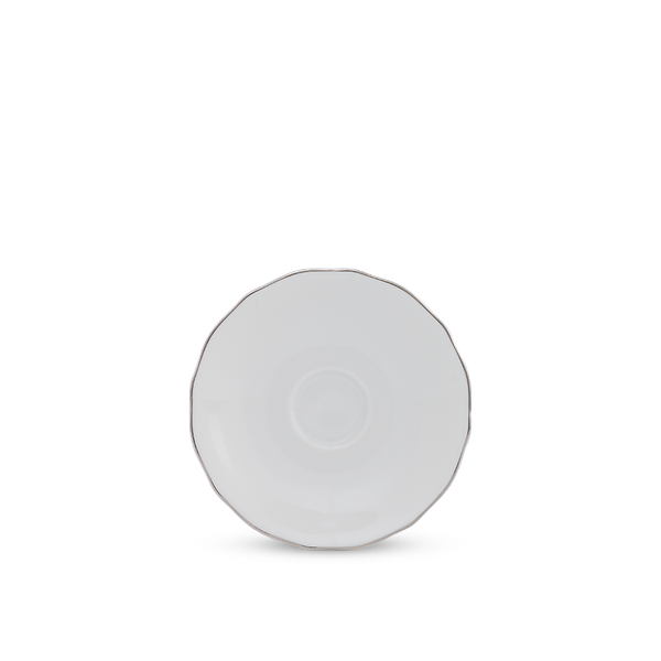 Dĩa lót tách - Mẫu đơn IFP - Chỉ Bạch Kim