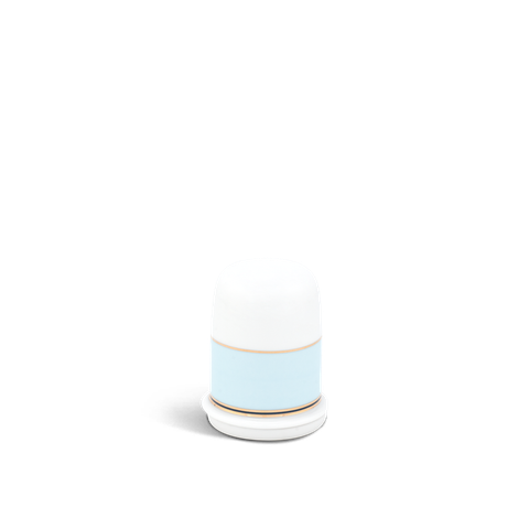  Hủ tăm 8 cm + nắp - Jasmine - Xanh Ngọc 