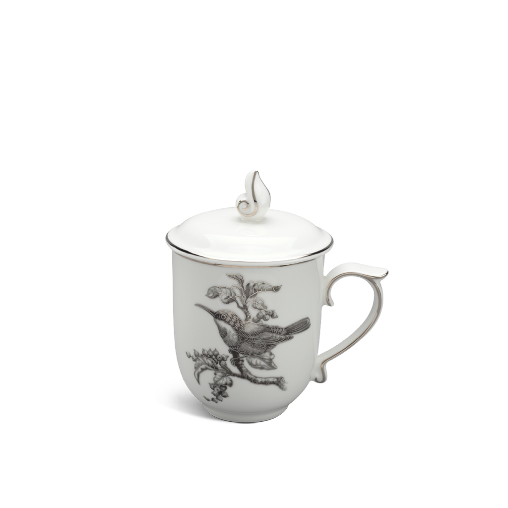 Ca trà 0.30 L + nắp - Mẫu đơn IFP - Chim Chích Bông