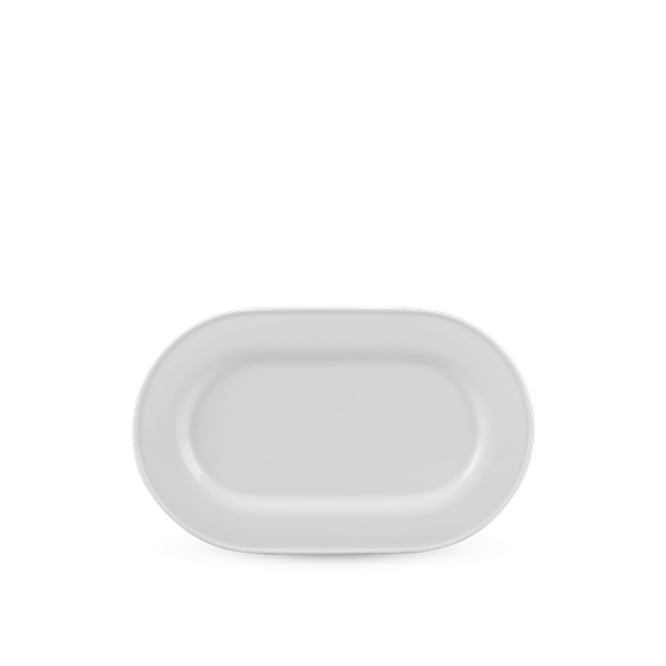 Dĩa oval - Sago - Trắng