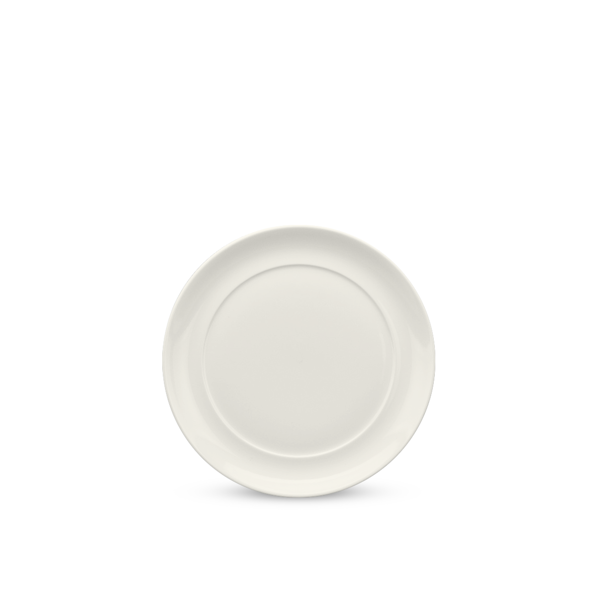 Dĩa Anh Vũ Dĩa Tròn Lòng Phẳng 22cm Trắng Ngà