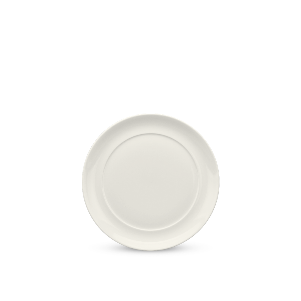 Dĩa tròn lòng phẳng 22 cm - Anh Vũ - Trắng Ngà