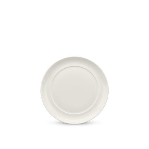  Dĩa tròn lòng phẳng 22 cm - Anh Vũ - Trắng Ngà 