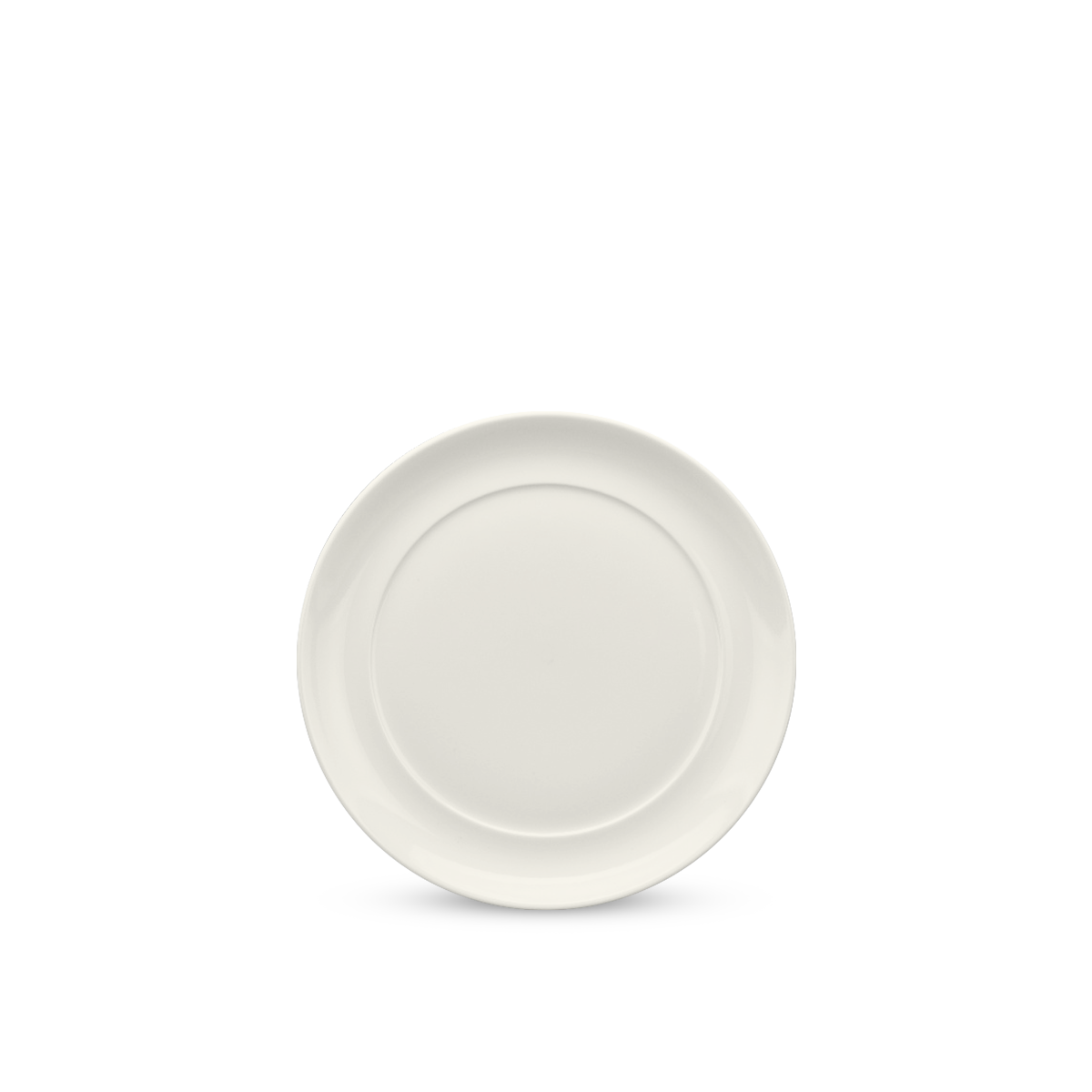 Dĩa tròn lòng phẳng 22 cm - Anh Vũ - Trắng Ngà