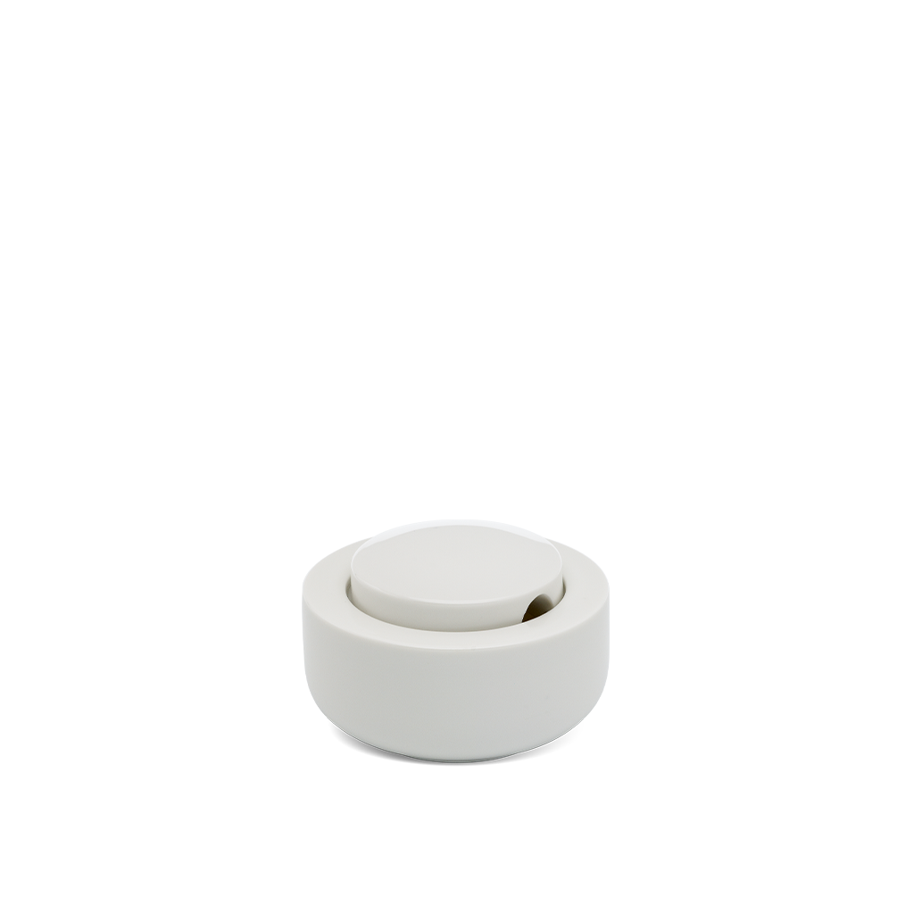 Chén đường 9.5 cm + nắp - Gastroline - Trắng