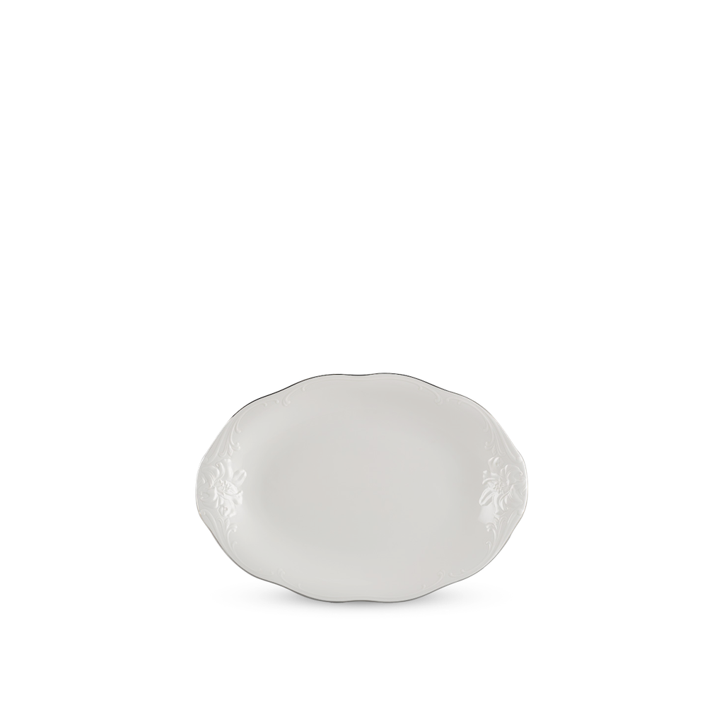 Dĩa oval - Đài Các IFP - Chỉ Bạch Kim