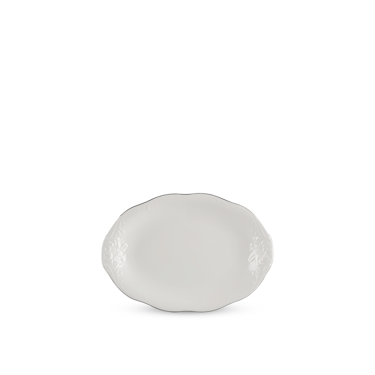 Dĩa oval - Đài Các IFP - Chỉ Bạch Kim