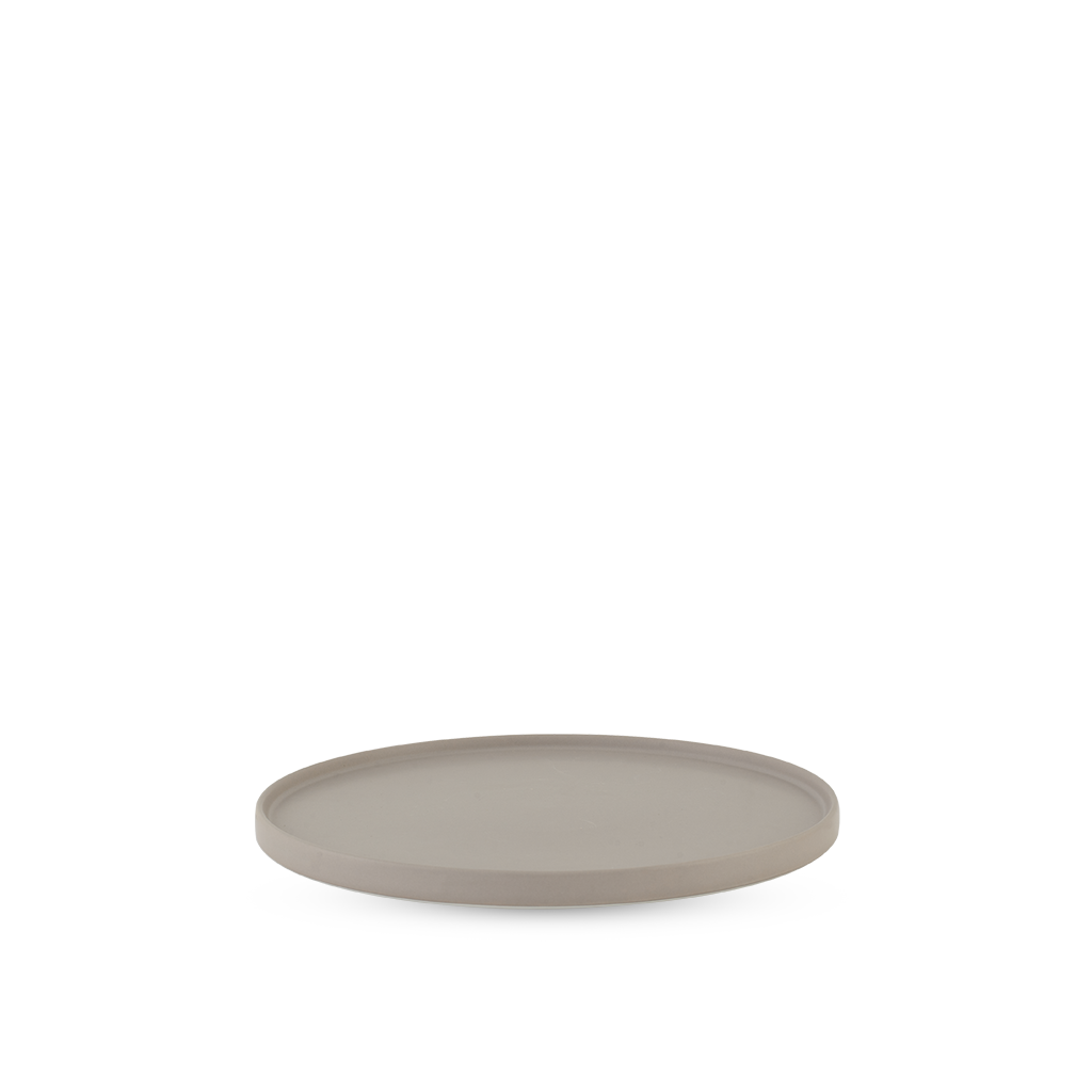 Dĩa tròn cạnh đứng - Timeless - Màu Xám 3