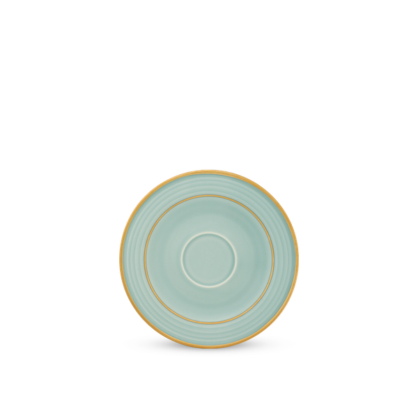 Dĩa lót tách - Cordon - Men Ngọc Sương Mờ (Trang Trí Vàng)