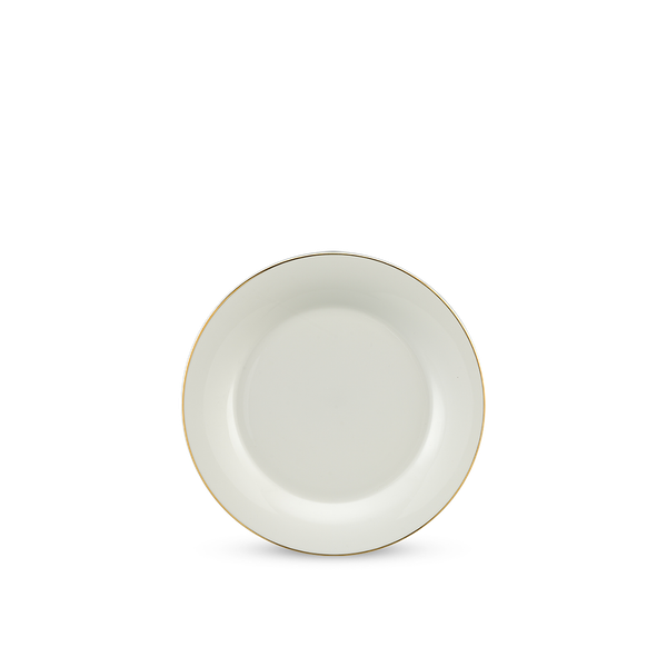 Dĩa tròn - Tulip Ngà - Chỉ Vàng