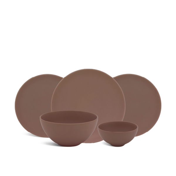 Bộ đồ ăn 17 sản phẩm - Timeless - Màu Nâu