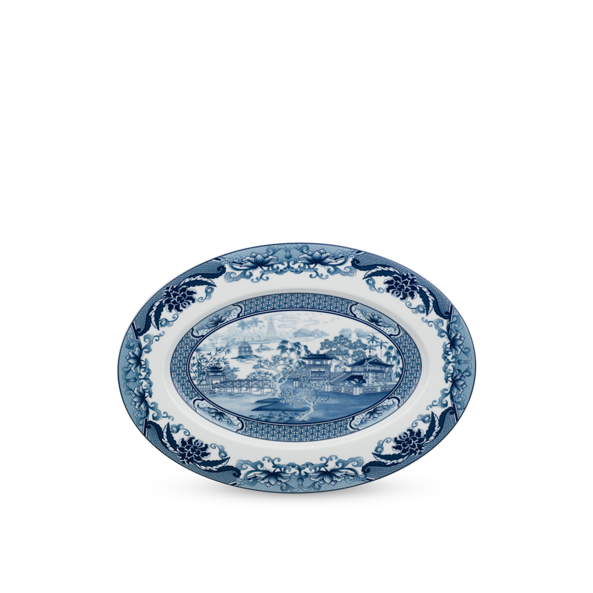 Dĩa oval - Hoàng Cung - Hồn Việt