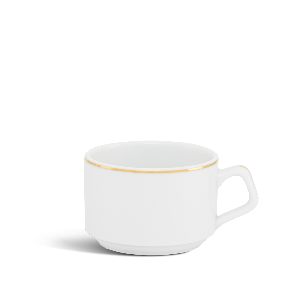 Tách trà 0.10 L - Jasmine - Viền Chỉ Vàng