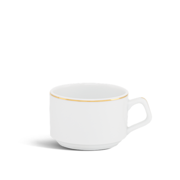 Tách trà 0.10 L - Jasmine - Viền Chỉ Vàng