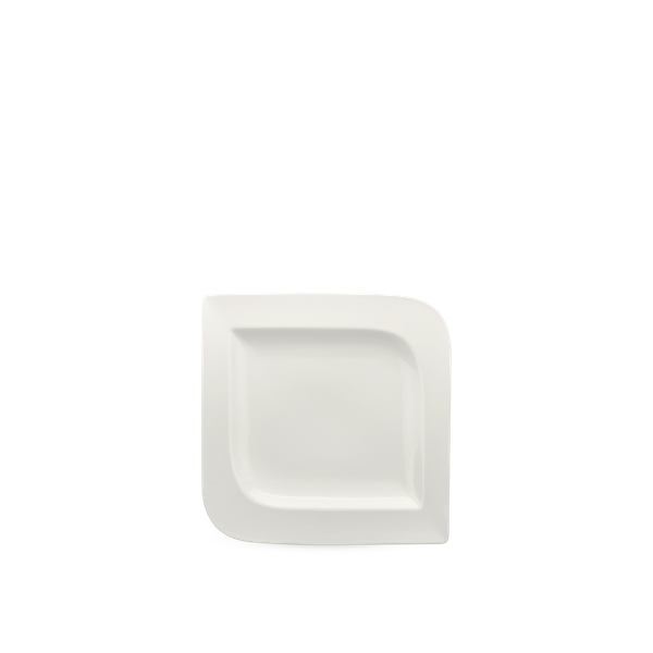 Dĩa vuông 18.5 cm - Anh Vũ Lys - Trắng Ngà