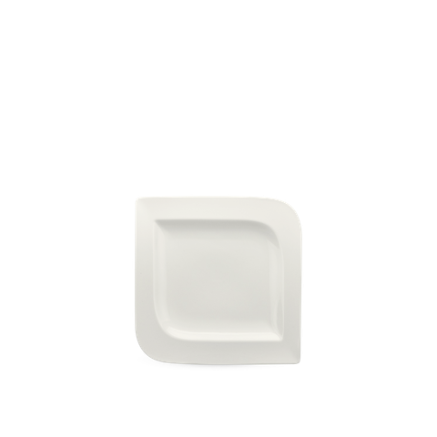  Dĩa vuông 18.5 cm - Anh Vũ Lys - Trắng Ngà 