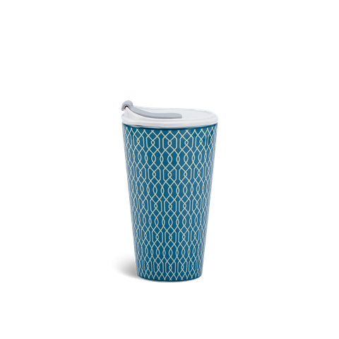  Ly sứ dưỡng sinh 0.48 L (K1) + nắp ống hút - Dưỡng Sinh - Indigo (LTA) 