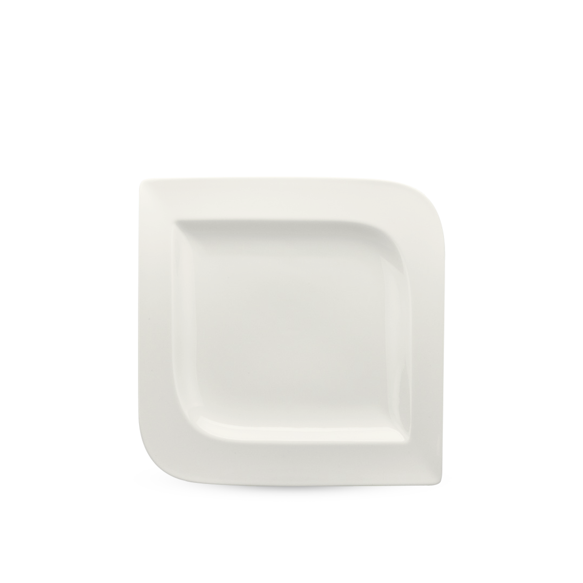 Dĩa vuông 27.5 cm - Anh Vũ Lys - Trắng Ngà