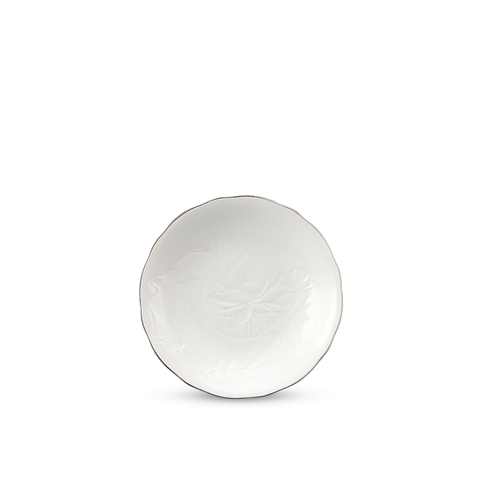  Dĩa tròn 25 cm - Sen IFP - Chỉ Bạch Kim 