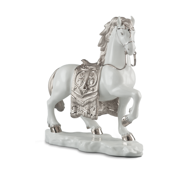 Ngựa Hoàng Gia 36.5 cm - Tượng - Trang trí Bạch Kim