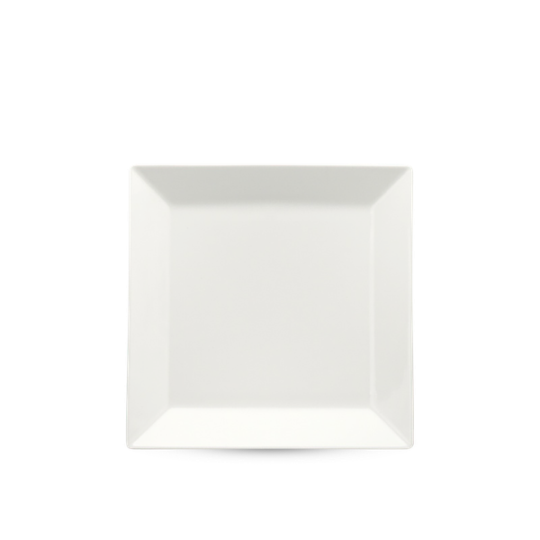 Dĩa vuông lá 25 cm - Misc Assortment Lys - Trắng Ngà