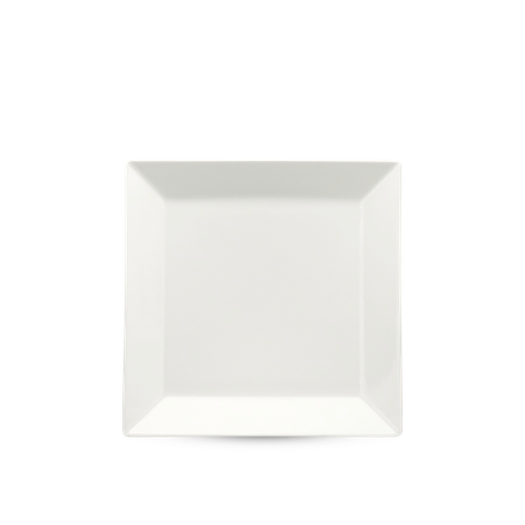  Dĩa vuông lá 25 cm - Misc Assortment Lys - Trắng Ngà 