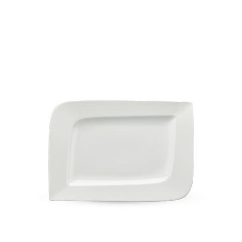  Dĩa chữ nhật 33 x 23 cm - Anh Vũ Lys - Trắng Ngà 