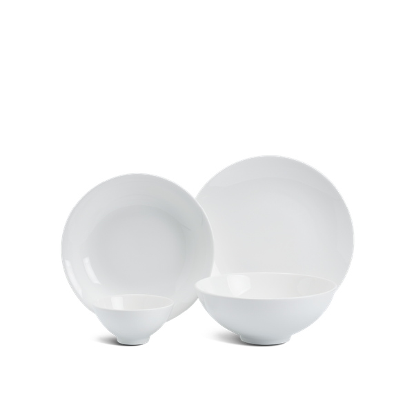 Bộ đồ ăn 9 sản phẩm - Daisy - Trắng