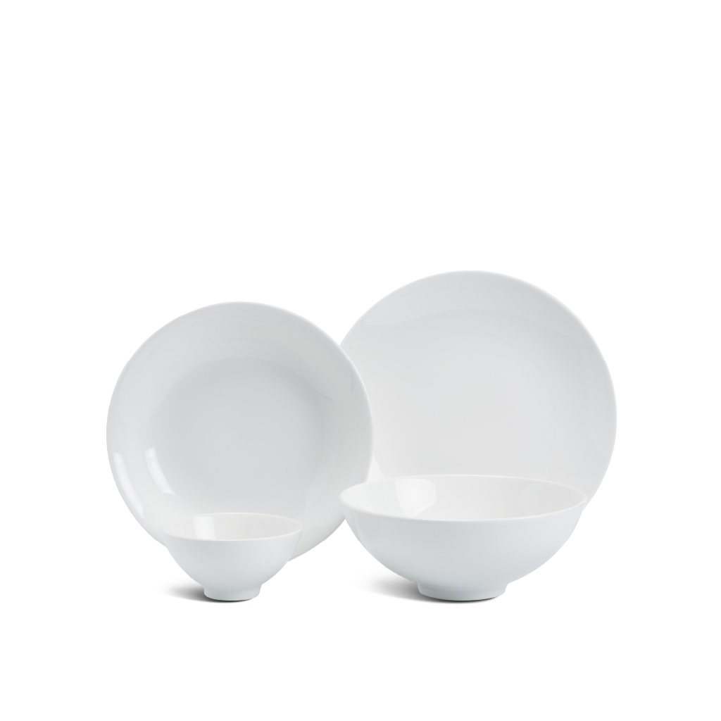 Bộ đồ ăn 9 sản phẩm - Daisy - Trắng