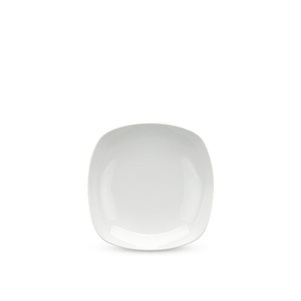 Dĩa vuông sâu 20 cm - Anh Vũ Lys - Trắng Ngà