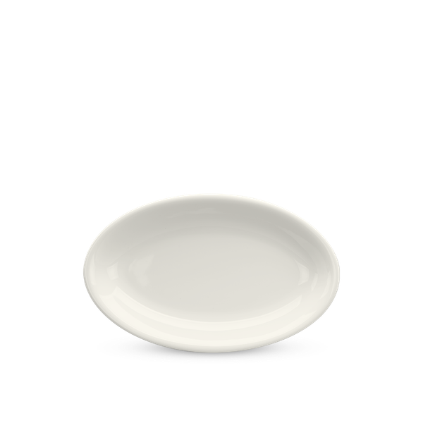 Dĩa oval ảo 32 cm - Daisy Lys - Trắng Ngà