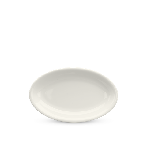  Dĩa oval ảo 32 cm - Daisy Lys - Trắng Ngà 