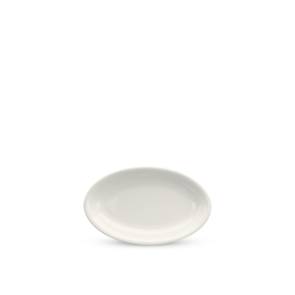 Dĩa oval ảo 25 cm - Daisy Lys - Trắng Ngà