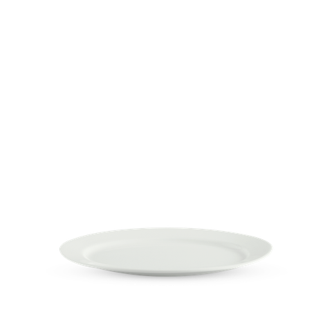  Dĩa oval 45 cm - Jasmine Lys  - Trắng Ngà 