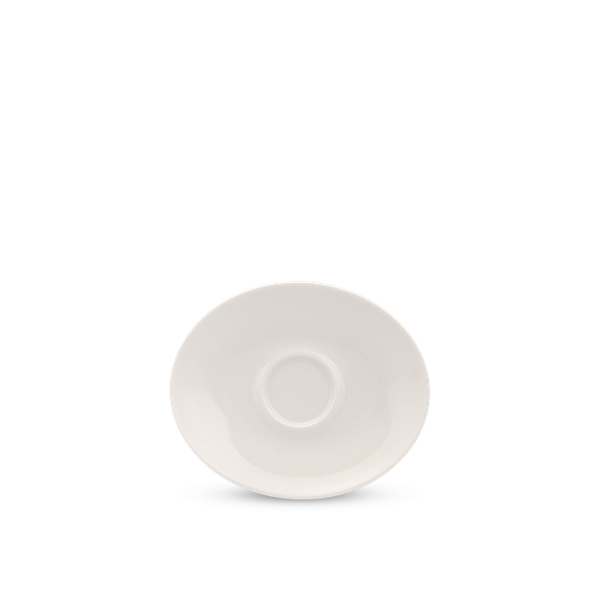 Dĩa lót oval 12.5 cm - Anna - Trắng Ngà