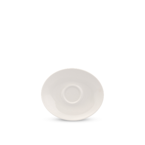  Dĩa lót oval 12.5 cm - Anna - Trắng Ngà 