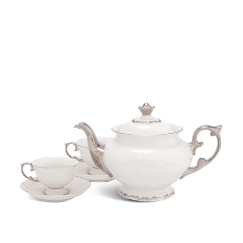  Bộ trà 0.8 L - Đài Các IFP - Chỉ Bạch Kim 