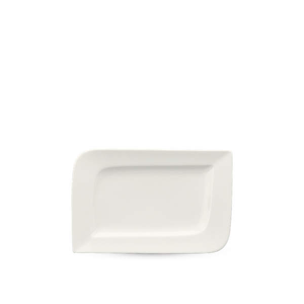 Dĩa chữ nhật 27 x 18 cm - Anh Vũ Lys - Trắng Ngà